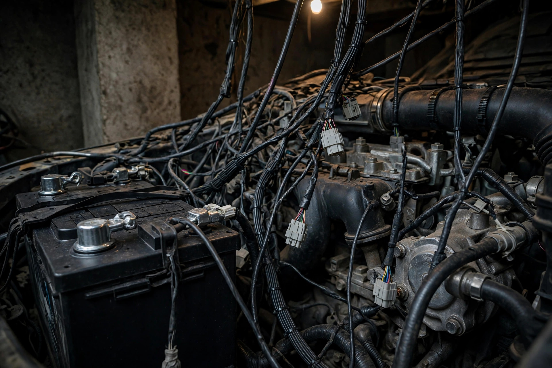 Clean wiring after repair